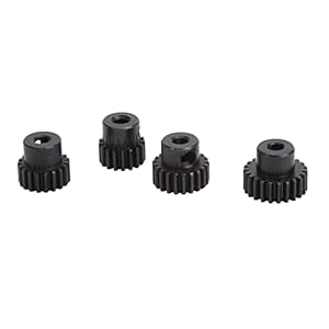Rondsel, draagbare motor Gear Universele RC-accessoires met bevestigingsschroefgaten voor 1/10 modelauto’s voor 3,175 mm…