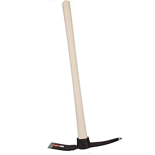 Wooden Handle Pickaxe Mattock, 90cm