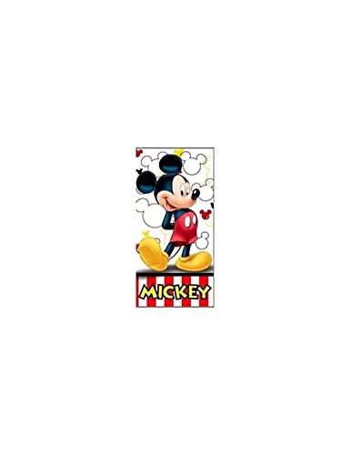 Mickey Drap de Bain - Serviette de Plage Disney 100% Microfibre