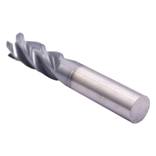Image of 1 /2 inch 4 Flute Solid Carbide End Mill, 0.03 inch Corner Radius, AlTiN Coated | 30 Degree Helix, 1 /2 inch Cutting Diameter, 1 /2 inch Shank Diameter, 1-1 /4 inch Length of Cut, 3 inch Overall Length