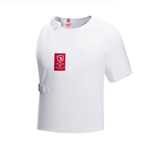 RINUD Chaleco de Esgrima, Traje de Esgrima, Chaleco de Esgrima para Mano Izquierda/derecha, Equipo de Entrenamiento de Esgrima(Left hand,62#)