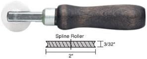 CRL Concave Edge Nylon Spline Roller 2" x 3/32" Wheel