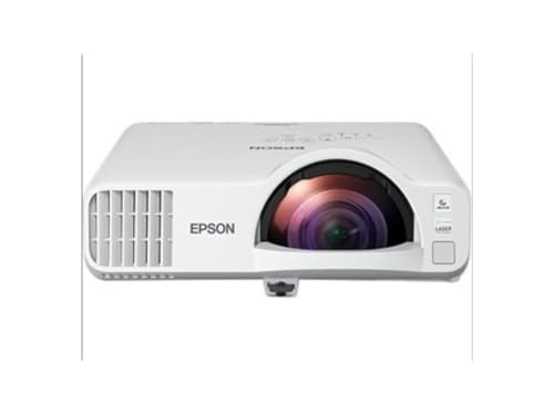 Epson PowerLite L210SW Short Throw 3LCD Projector - 16:10, Ethernet, HDMI, USB, Wi-Fi Connectivity, White