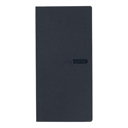 ほぼ日手帳 2026 weeks MEGA スニーカー/インディゴブラック 1月始まり 週間手帳 週間レフト スリム縦長 方眼メモ215ページ
