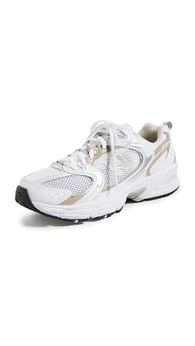 New Balance 530 Unisex Sneakers, White/Stoneware/Linen, 11.5 US Women/10 US Men