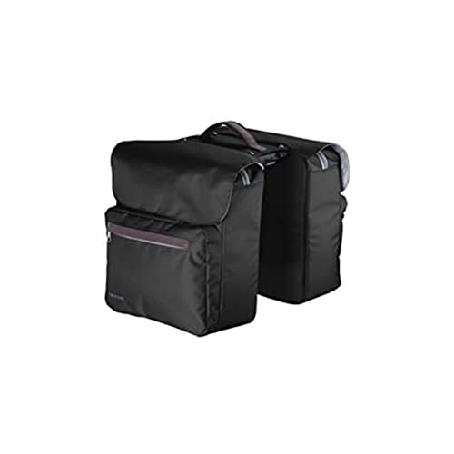 Sacoche double Racktime Ture 2.0 noire 2x12L pour vélo adulte