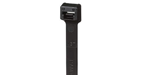 Attache de verrouillage résistante aux intempéries nylon noir 6.6