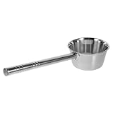 VALICLUD Langgang Wasserlöffel aus Ergonomische Wasserschaufel für Küche und Garten Langlebig und Rostbeständig Kelle zum Servieren von Wasser und Suppe Langer