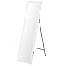 Produktbild Home & Styling Standspiegel mit Metallständer, 36xH126cm, Weiß - Ganzkörperspiegel Ankleidespiegel Garderobenspiegel