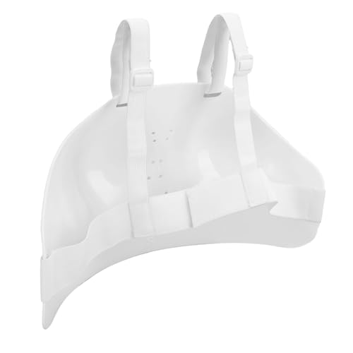 Fencing Breast Protector Fencing Chest Protector Adjustable Fencing Breast Protector for Soccer Baseball Volleyball (L Size)