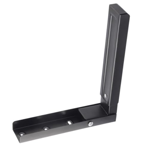 Support extensible micro-ondes noir VALICLUD étagère pliable cuisine - 2