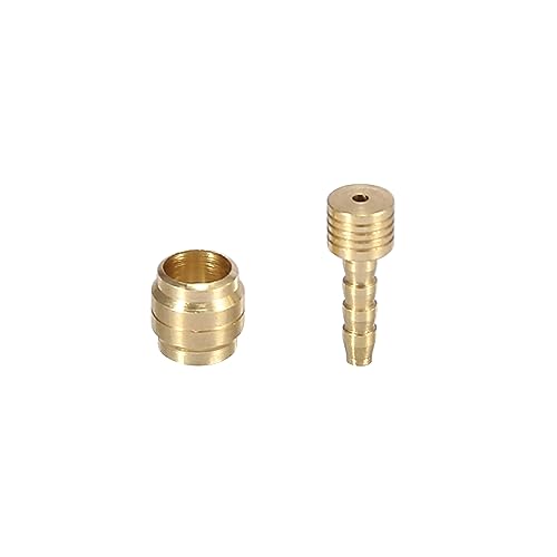 X AUTOHAUX 10 Sets Bicycle Hydraulic Brake Olive Brass Connecting Insert Kit, Copper - Image 3