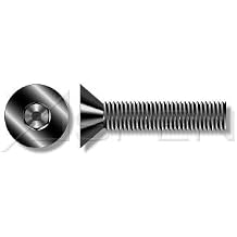 300pcs M6-1.0 X 30mm, DIN 7991 and ISO 10642, Flat Head Hex Socket Cap Screws, Class 10.9 Steel, Black Oxide