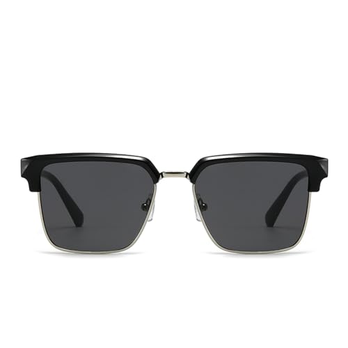 Lunettes de soleil pour hommes gris dégradé tendance mode - 3
