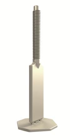 GUTJAHR IndorTec FN-XT - Set di accessori per piastrelle da 3 mm, sistema di livellamento, 400 pezzi, 100 cappe + 300 linguette filettate, utensili per piastrelle con distanziatori e cunei