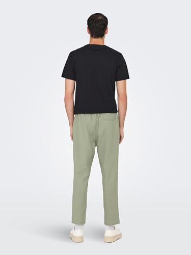 Only & Sons ONSLINUS Crop 0007 COT LIN PNT NOOS – Ansicht 3