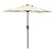 Simple Deluxe 7.5ft Patio Umbrella Outdoor Table Market Yard Umbrella with Push Button Tilt/Crank, 6 Sturdy Ribs for Garden, Deck, Backyard, Pool, Beige