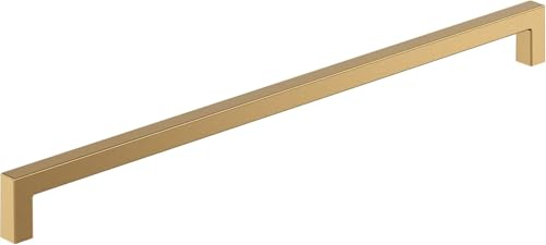 Image of Amerock BP36911CZ Champagne Bronze Cabinet Pull | 12-5 /8 inch (320 mm) Center to Center Cabinet Hardware | Monument | Furniture Hardware | Drawer Pull