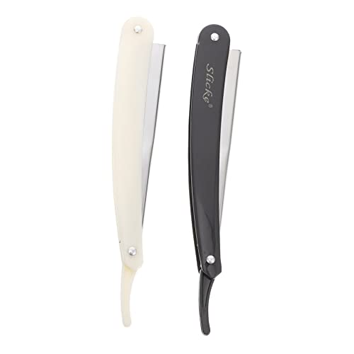 FOMIYES Men's Straight Razor Barber Razor Metal Edge Beard Shaper Perfect for Home Travel Use