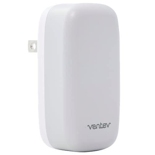Ventev - Ultrafast 20W USB C Universal Wall Charger with Folding Prongs for iPhone, Xs/XR/X, iPad, AirPods, Pixel, Galaxy, and More – 4X Faster Charging vs. 5W – White
