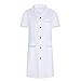 Workwear Tucano - Bata de Laboratorio Mujer Uniformes Sanitarios Ropa DE Trabajo Bata Blanco Ref:1820 - M, Verde