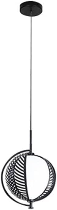 Suspension rotative E27 moderne en fer géométrique pour salon