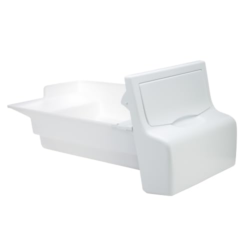 Smart Choice 241860803 Refrigerator Ice Container Assembly Ice Bucket Bin Replacement for Icemaker Storage Compatible with Frigidaire Kenmore Electrolux