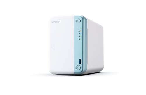 QNAP TS-251D-4G 2 Bay Home NAS with Intel® Celeron® J4005...