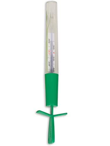 GiMa 25586 klinischen Thermometer/Fieber, Thermometer Klassisch Leicht Lesen und Verwenden für Erwachsene, Kinder, ältere ohne Quecksilber mit Zertifizierung CE