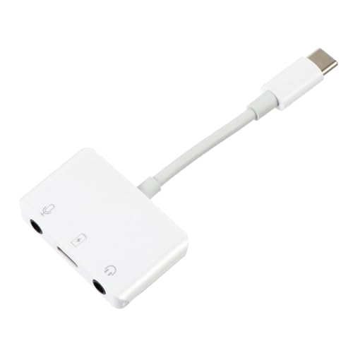 Adaptateur Type-c audio SOIMISS avec prise casque antibruit pour ordinateur portable et PC