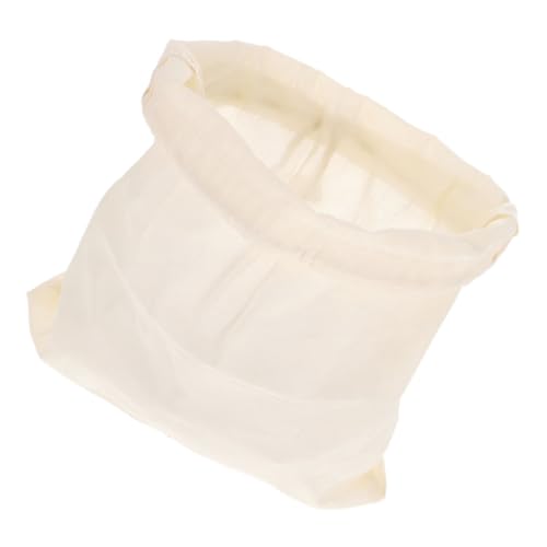SHINEOFI Bolsas Filtrantes De Algodón 10x12 Pulgadas Para Leche Vegetal y Café, Malla Fina Reutilizable, Filtro De Tela Natural Para Colar Jugos y Yogur, Uso Doméstico y Cocina, Paquete Individual