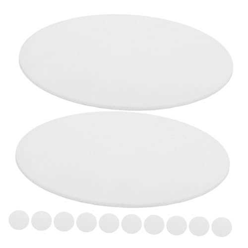 Cabilock 12pcs Acrylic Diffusion Plate Diffuser Lamp Covers Diffuser Lamp Accessories Round Diffuser for Pendants Chandelier Lamp Diffuser Fabric Lampshade Diffuser LED Light Diffuser White