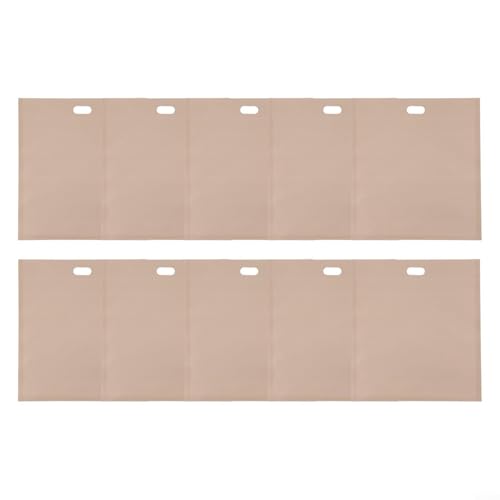 ZiStarlilife Bolsas reutilizables para tostadoras para sándwiches, bolsas antiadherentes de PTFE resistentes al calor para horno, microondas, parrilla, accesorios fáciles de limpiar, paquete de 10 (20