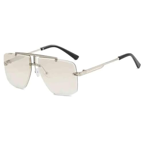 Lunettes de soleil monture métallique de luxe rétro et verres haute définition féminins