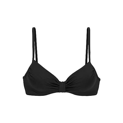 Lascana Bikini Oberteil Simple, schwarz, C42