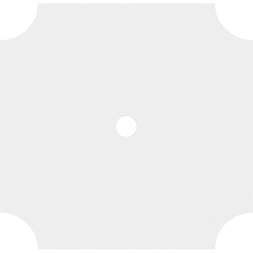 Image of Ekena Millwork CMP32LE-03000 Locke Architectural Grade PVC Contemporary Urethane Ceiling Medallions 32 inchOD x 3 inchID x 19 inchC x 1 inchP
