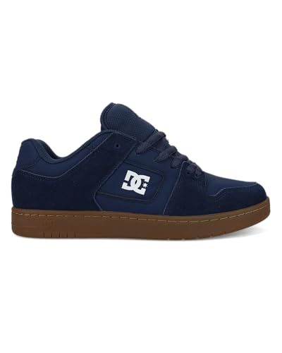 DC Men's Manteca 4 Sneaker, Navy/Gum, 8