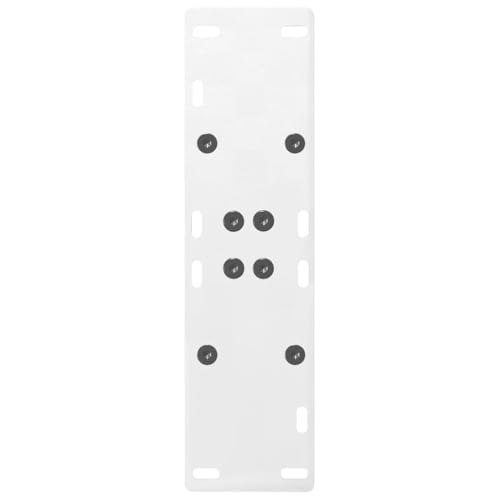 Pieds de table avec nivellement réglable en acier blanc résistant - 7