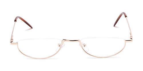Round Reading Glasses in Gold by Readers.com | The Lynwood | +2.25