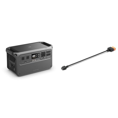 DJI Power 1000 ドローン急速充電コンボ 1024Wh リン酸鉄リチウムイオン 1.1時間急速充電 家庭用発電機 2000Wの安定出力 大容量 非常用電源 防災安全協会推奨