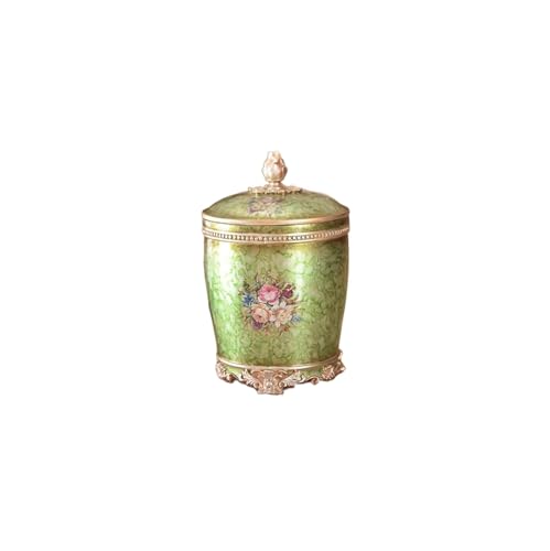 Poubelles avec couvercle et seau de rangement en résine pour la maison