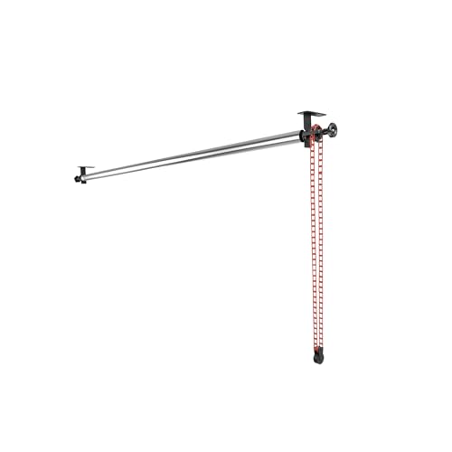 TENBEST Photography Backdrop Roller Support System, 1 Roller with Plastic Chain, 120-inch Stainless...