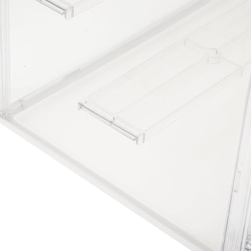 Boîte de rangement transparente empilable avec étagère amovible pour figurines - 5