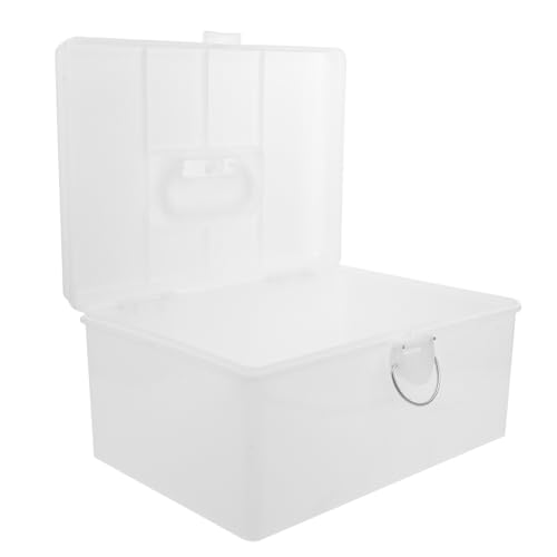 Caja de almacenamiento de plástico para mahjong con asa y cerradura