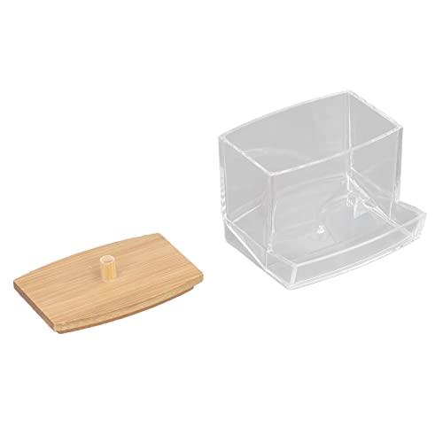 Estuche de Almacenamiento de Hisopos de Algodón, Caja de Hisopos de Algodón Práctica Fuerte Mano de Obra Fina para Joyería para Guardar Herramientas de Maquillaje