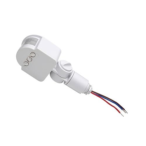 NUOBESTY 12V Sensor Para LED Controlador Pir Con Detección De Movimiento De Soporte De Ángulo