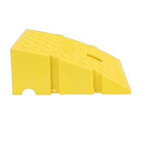 Rampa portátil para bordillo Tbest, altura 13 cm, alta resistencia para motocicletas, bicicletas y automóviles (Amarillo) miniatura 3