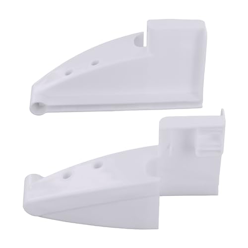 DL-pro Halterung rechts + links kompatibel mit Liebherr 7433698 9193353 Halter Flaschenfach-Seitenteil für Türfach Flaschenablage Kühlschranktür Kühlschrank Gefrierschrank KühlGefrierKombination