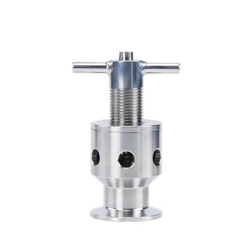 Válvula de seguridad ajustable de acero inoxidable 304 con triple abrazadera de 1.5 pulgadas 2