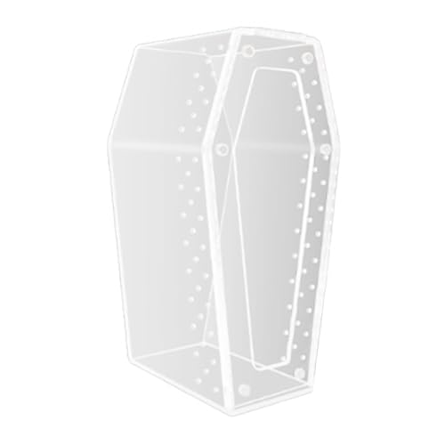 GUOOL アクリル製ハエトリグモ飼育ケース テラリウムコンテナ 陸生動物または樹上動物用 小型両生類生息地 クモタンク
